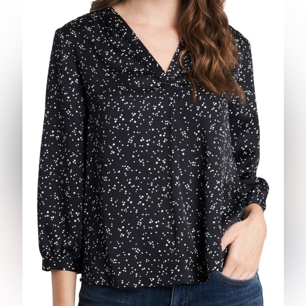 Vince Camuto Brist Dot Blouse